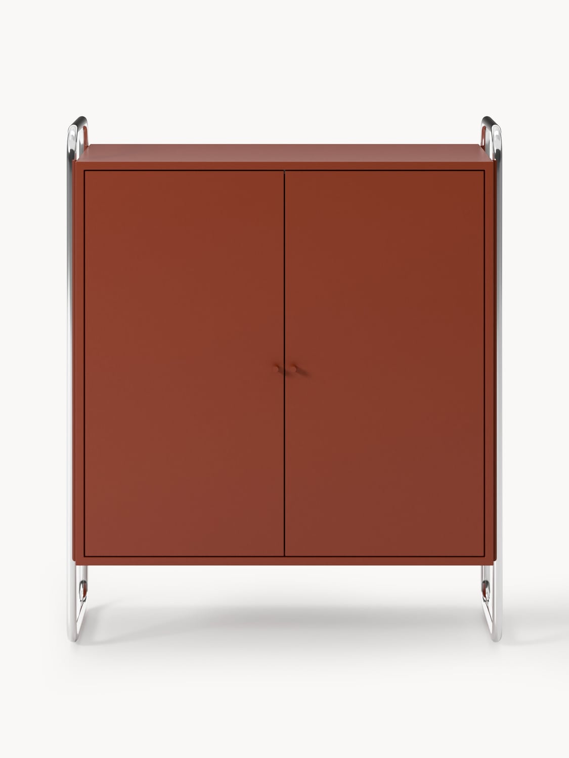 Robyn Metal-Highboard — Burgundy