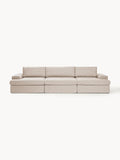 Russell Modular Sofa (4-seater) with removable covers — Light Grey