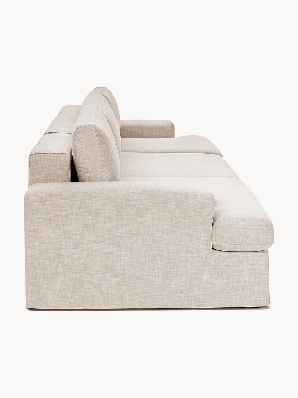 Russell Modular Sofa (4-seater) with removable covers — Light Grey