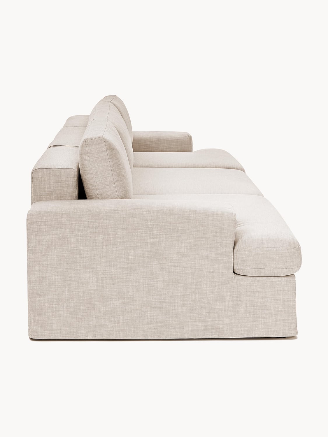 Russell Modular Sofa (4-seater) with removable covers — Light Grey