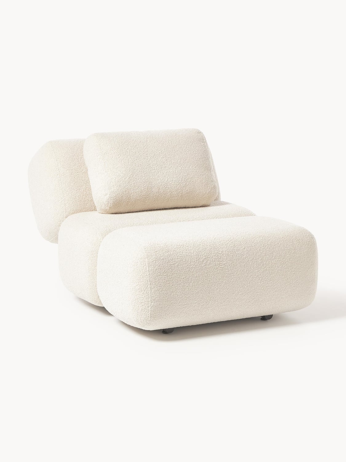Caterpillar Teddy-Armchair — Blush