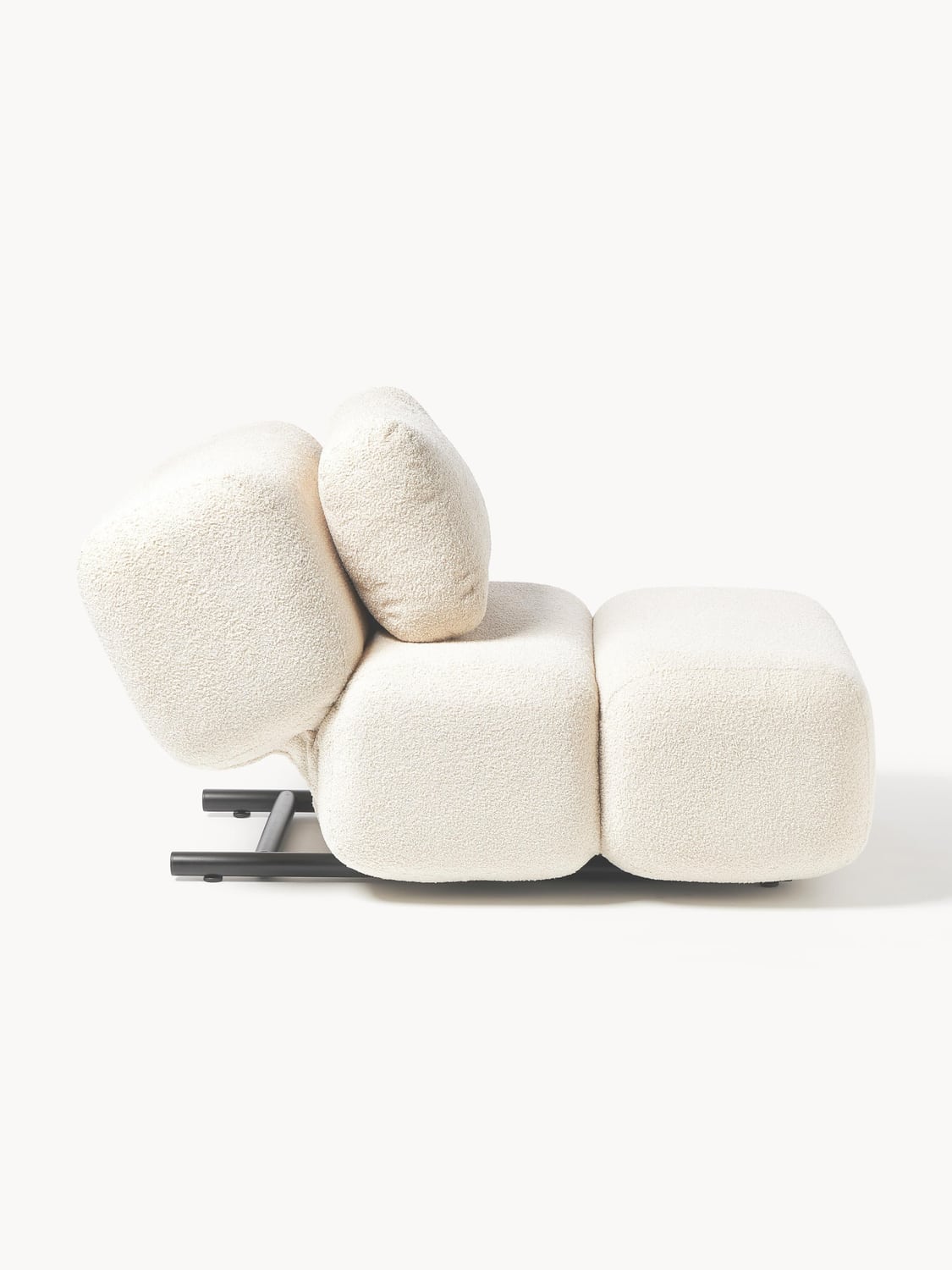 Caterpillar Teddy-Armchair — Blush