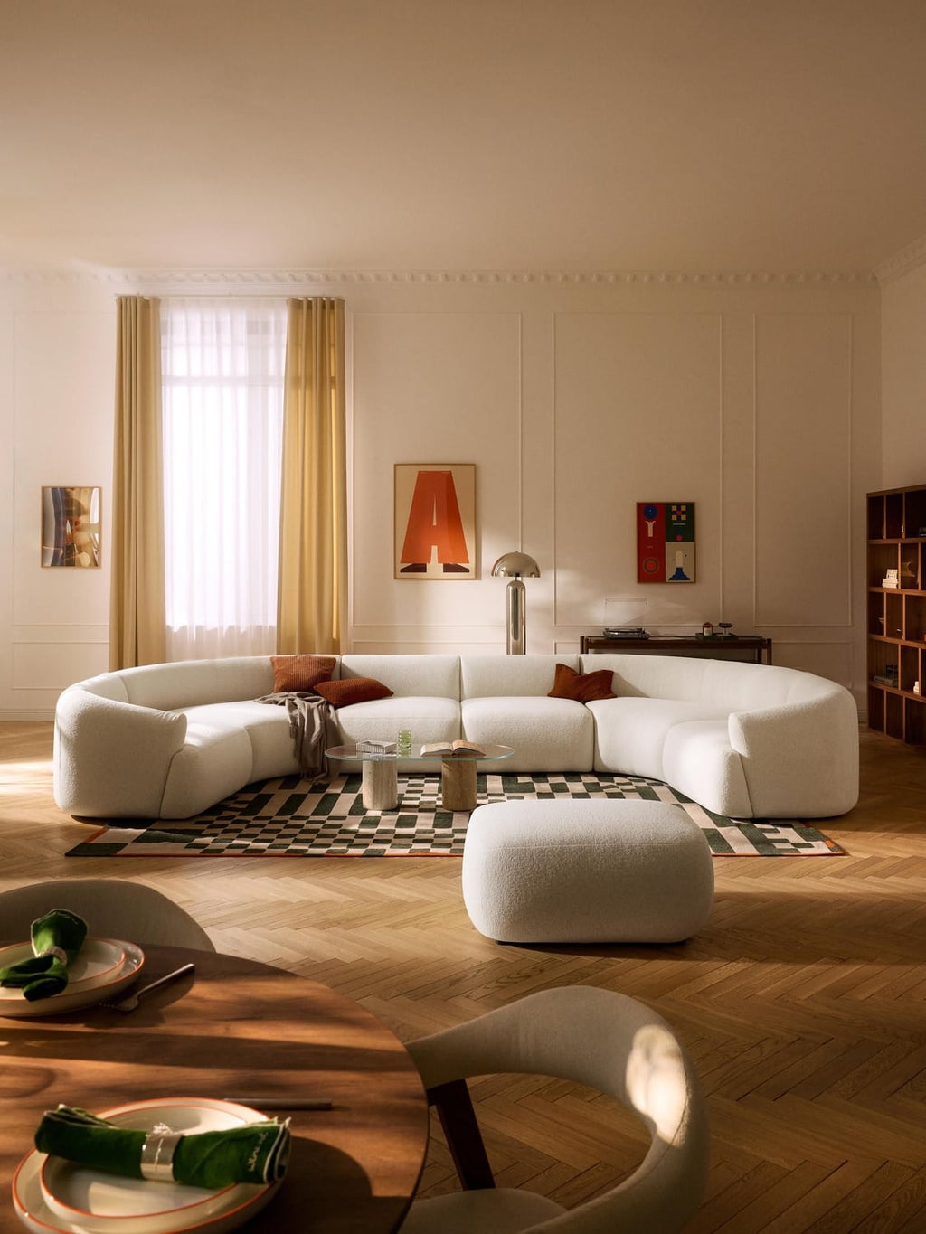 Sofia Modular Bouclé XL Sofa — Ivory