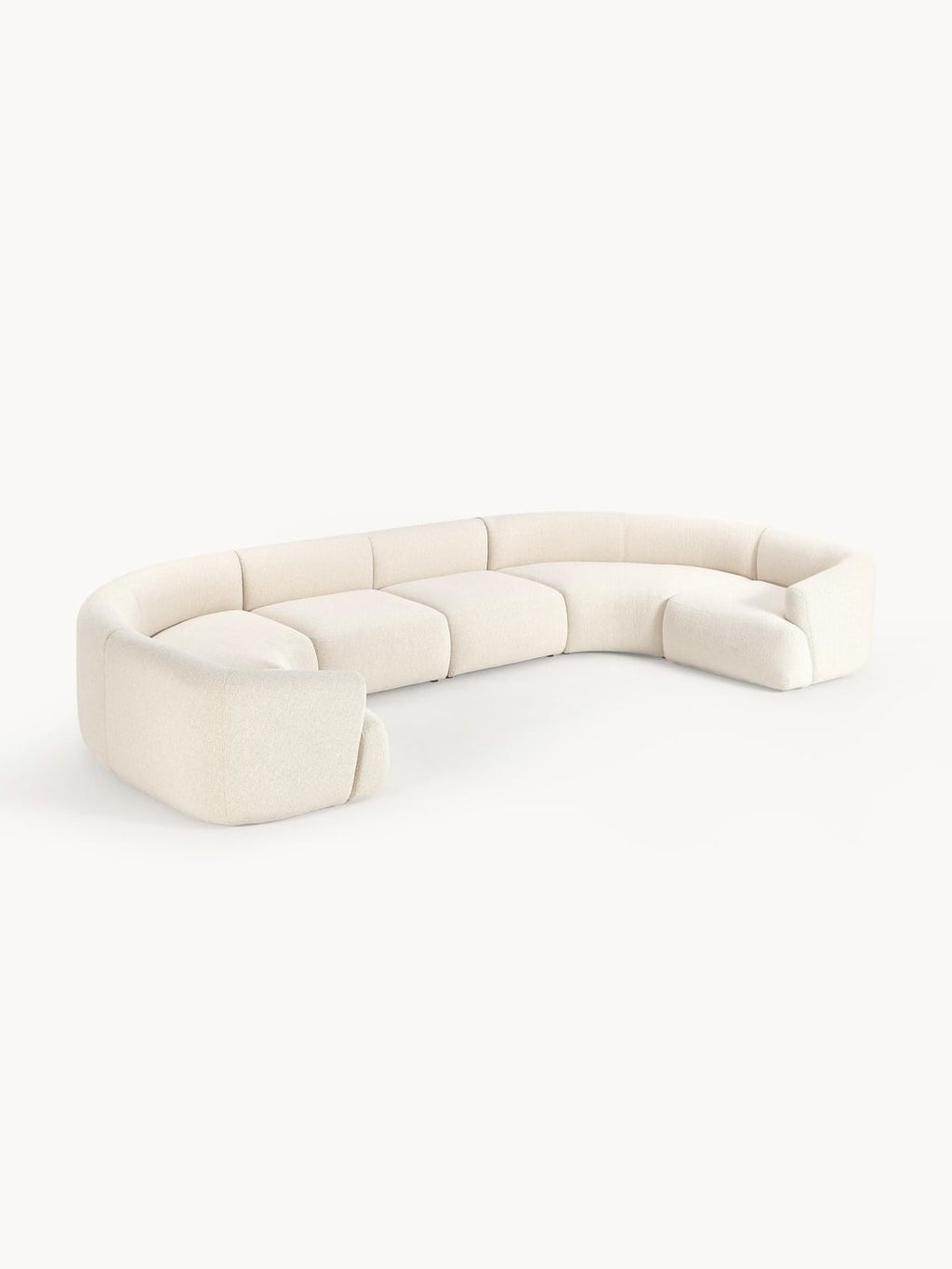 Sofia Modular Bouclé XL Sofa — Chalk White