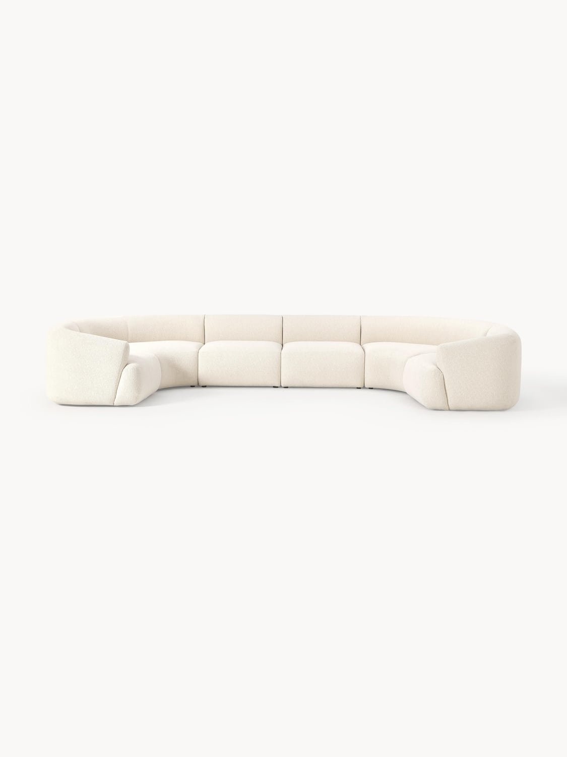 Sofia Modular Bouclé XL Sofa — Chalk White