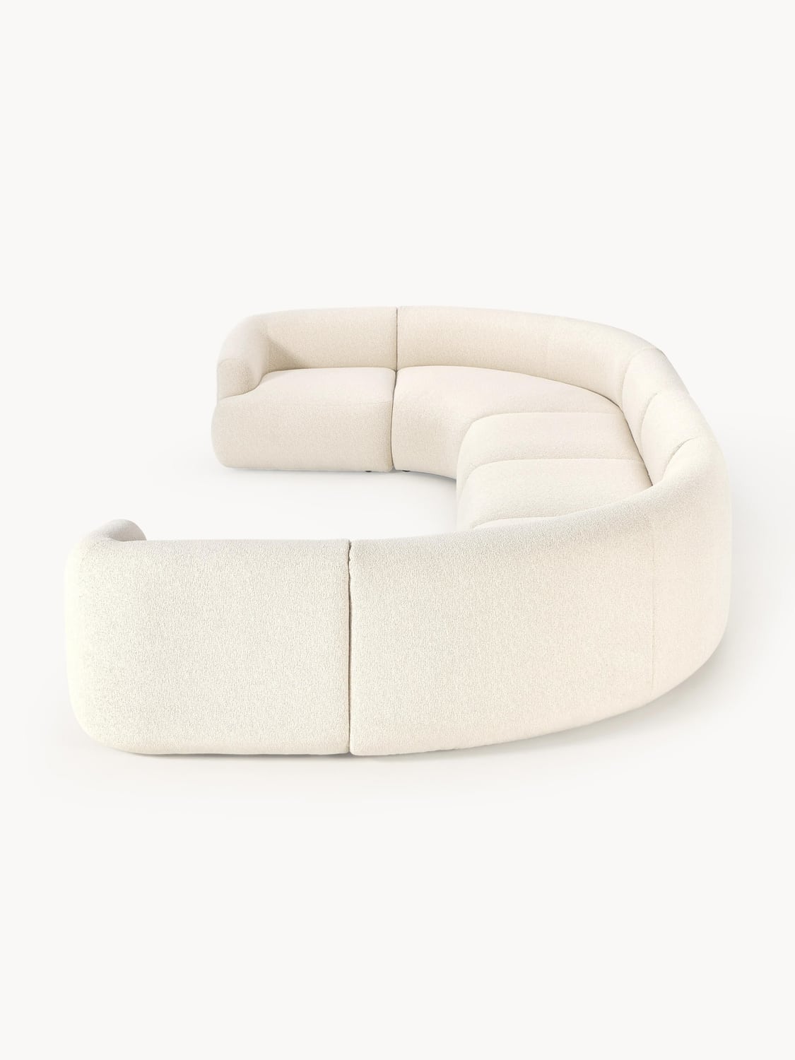 Sofia Modular Bouclé XL Sofa — Chalk White