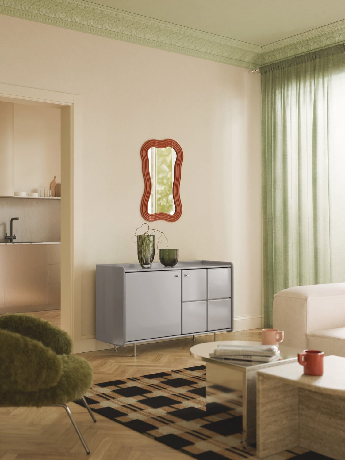 Coya Sideboard — Stone Grey