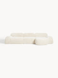 Wolke Modular Teddy-Corner Sofa (4-seater) — Off-White