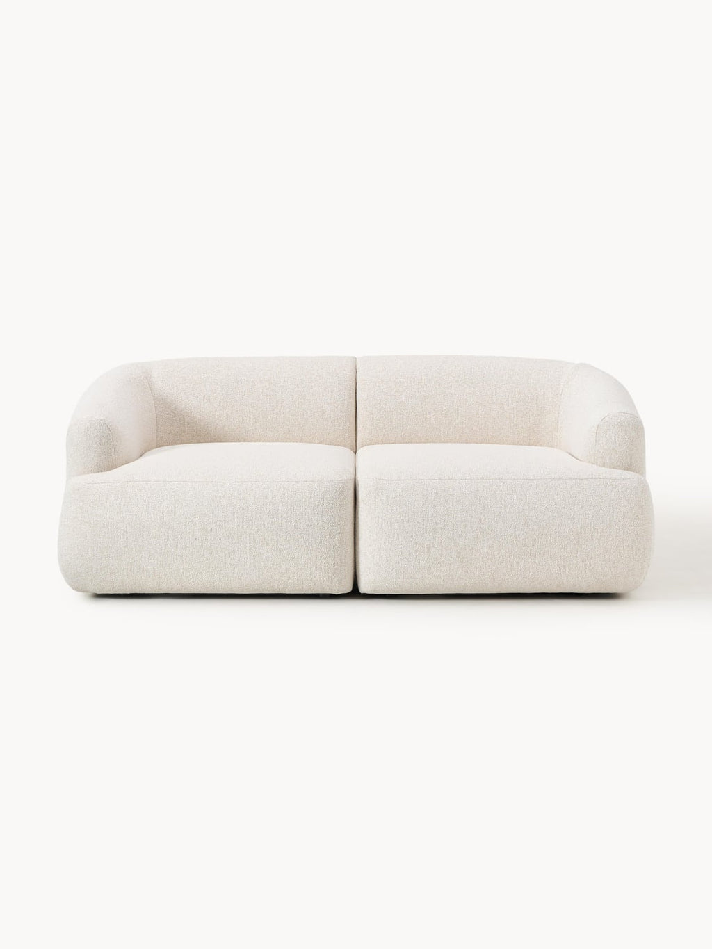Sofia Modular Bouclé Sofa (2-seater) — Ivory