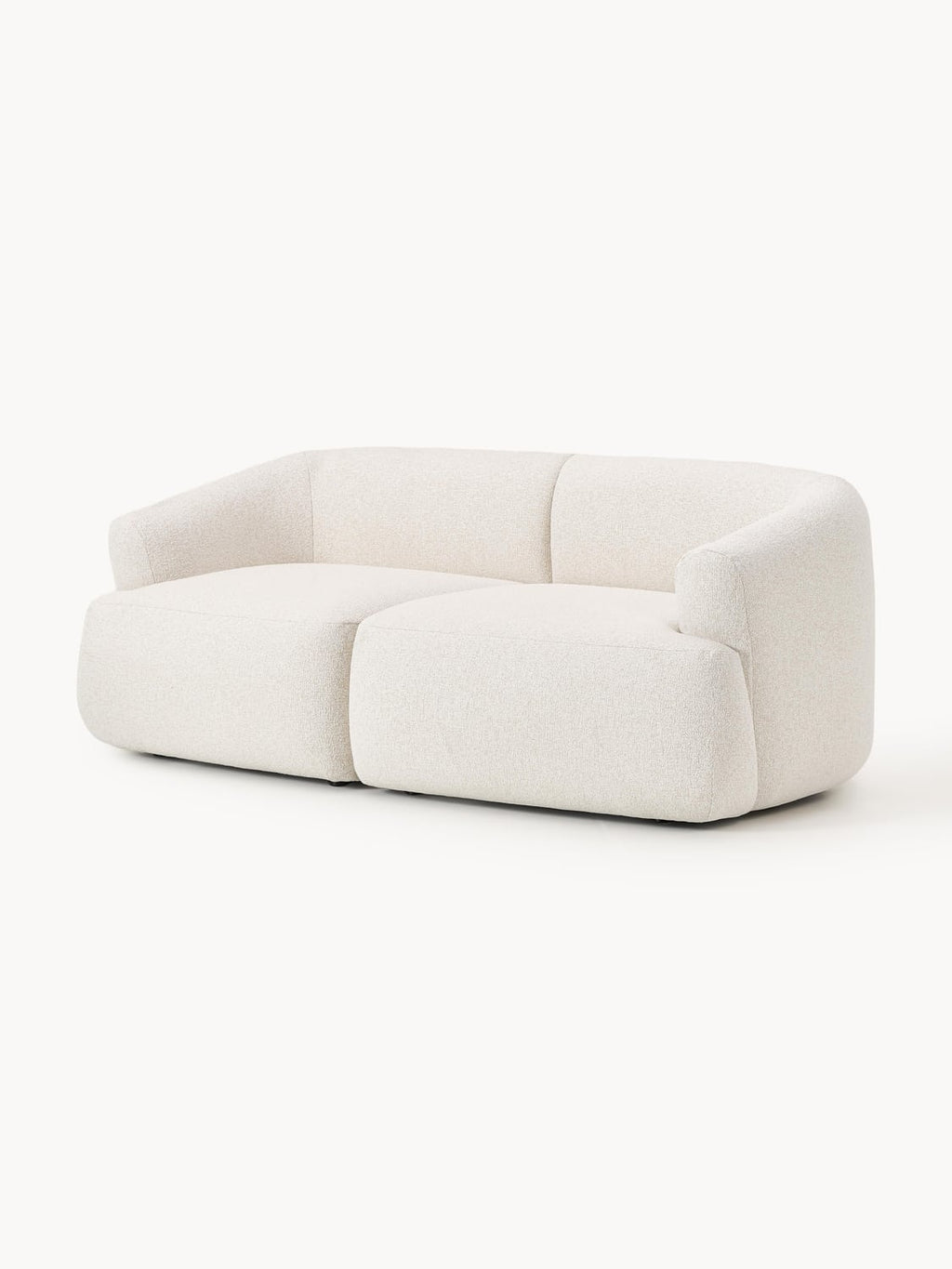 Sofia Modular Bouclé Sofa (2-seater) — Ivory