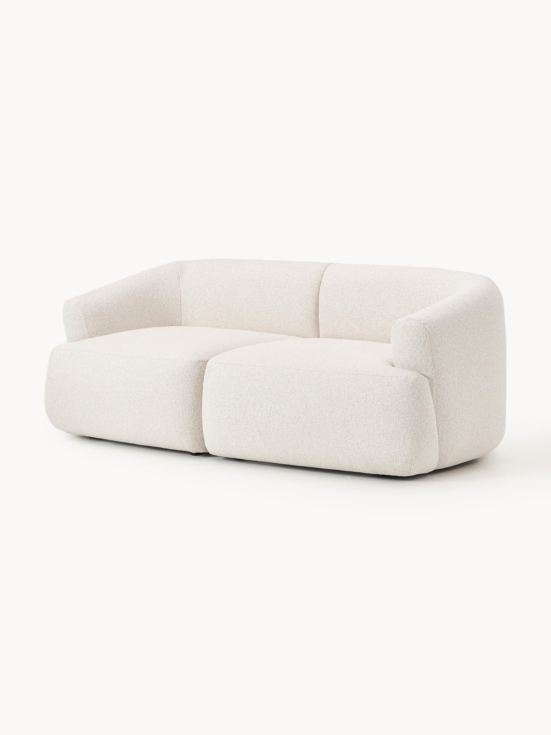 Sofia Modular Bouclé Sofa (2-seater) — Ivory