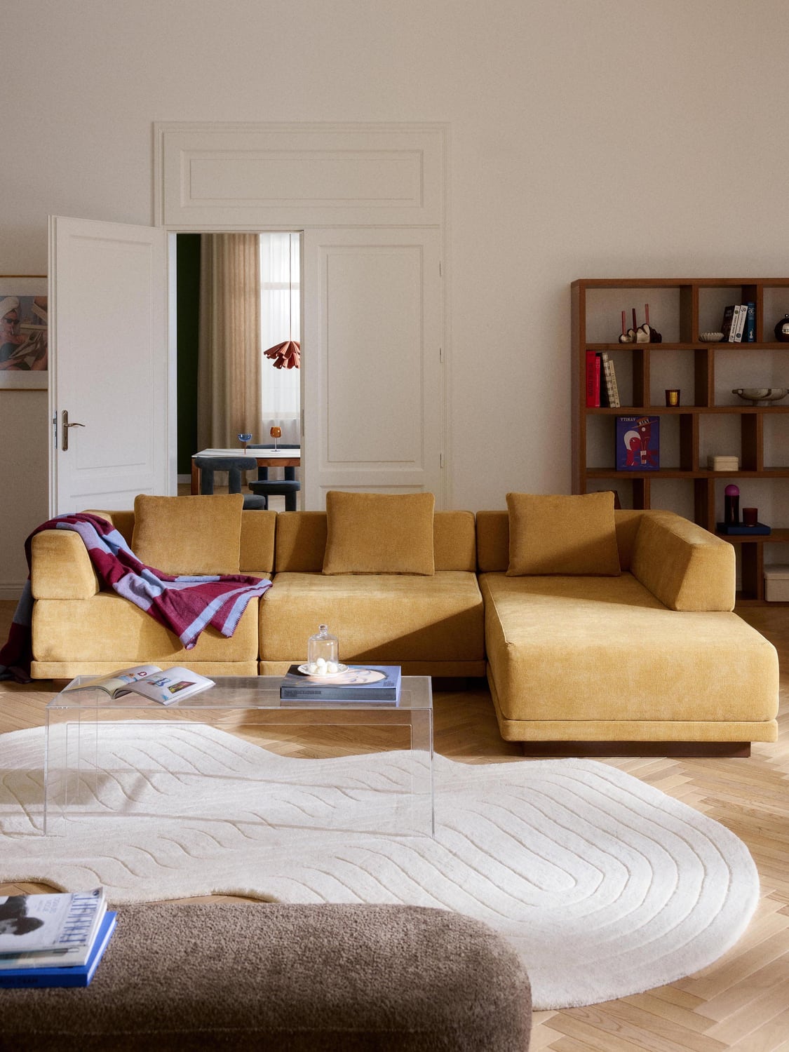Colin Modular Corner Sofa (4-seater) — Camel