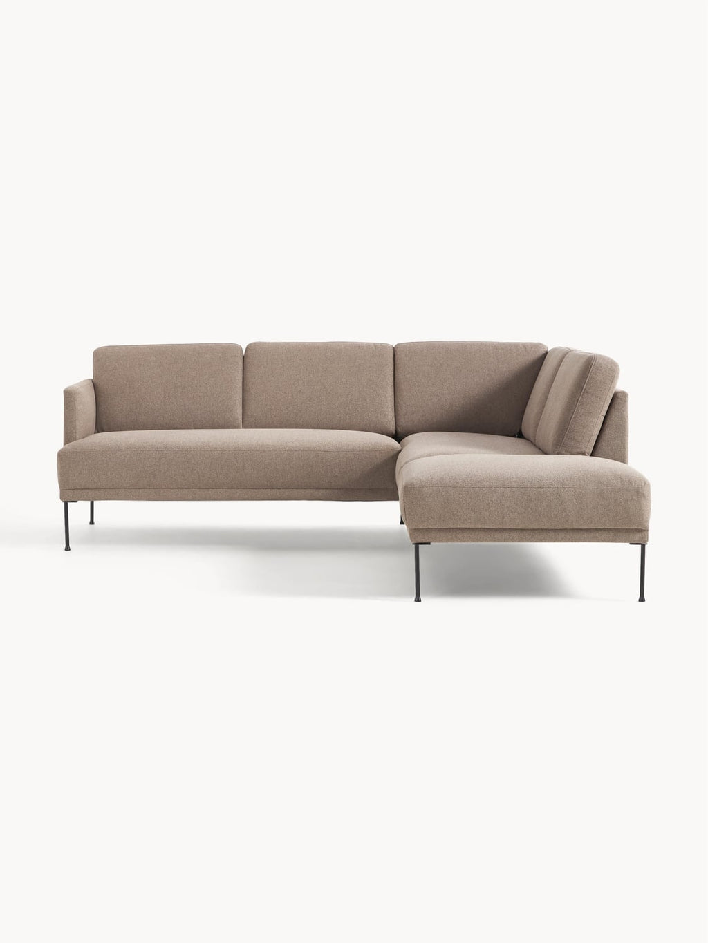 Fluente Corner Sofa — Warm Grey
