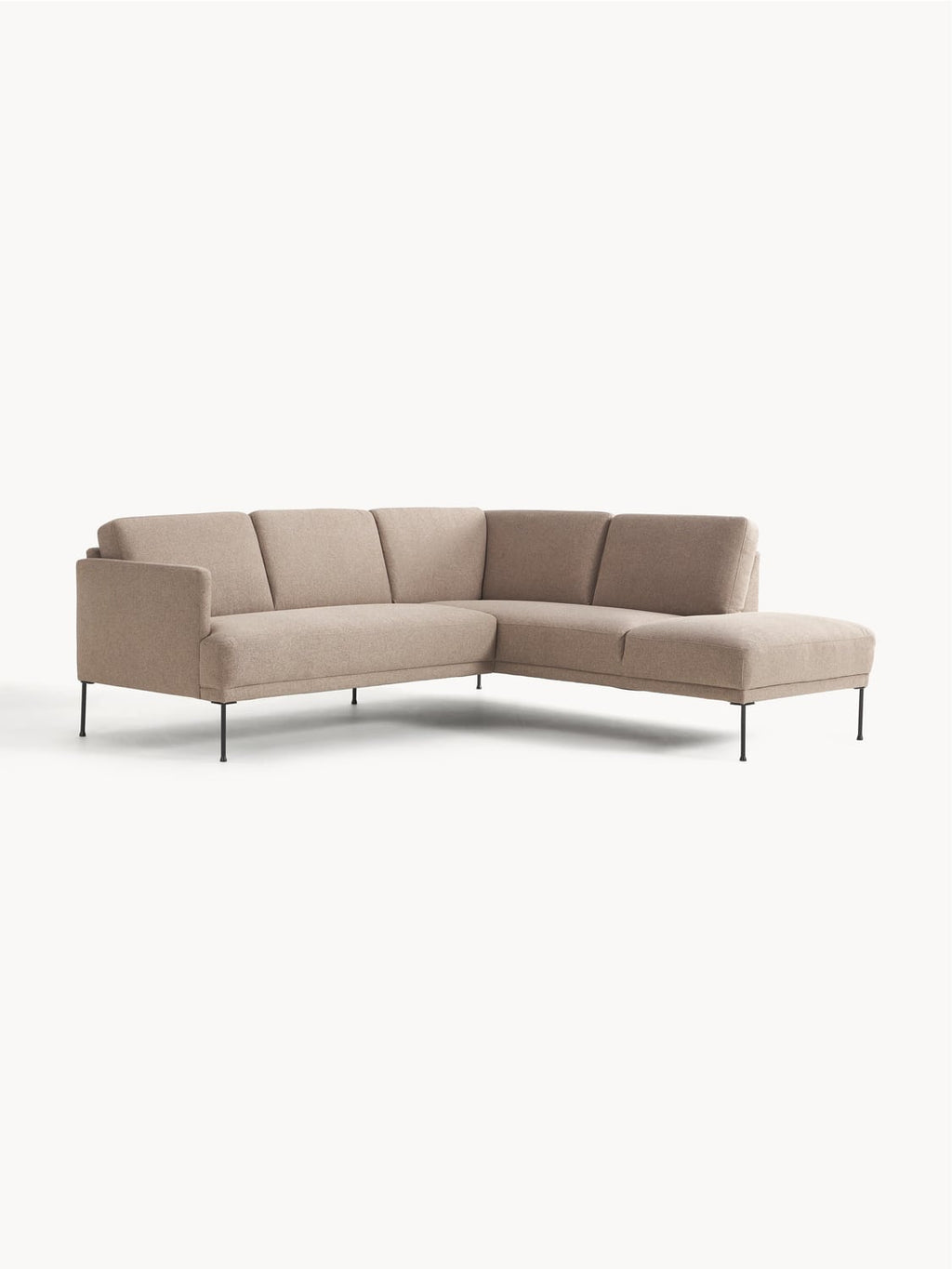 Fluente Corner Sofa — Warm Grey