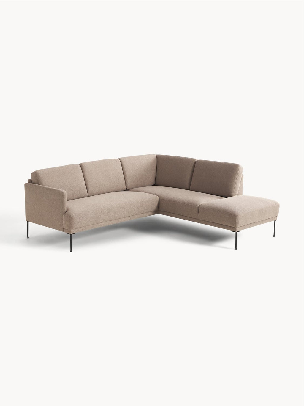 Fluente Corner Sofa — Warm Grey