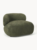 Alba Lounge Chair in Teddy Bouclé — Anthracite