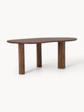 Naruto Dining Table in Oak in Organic Form, in various sizes — Warm Grey