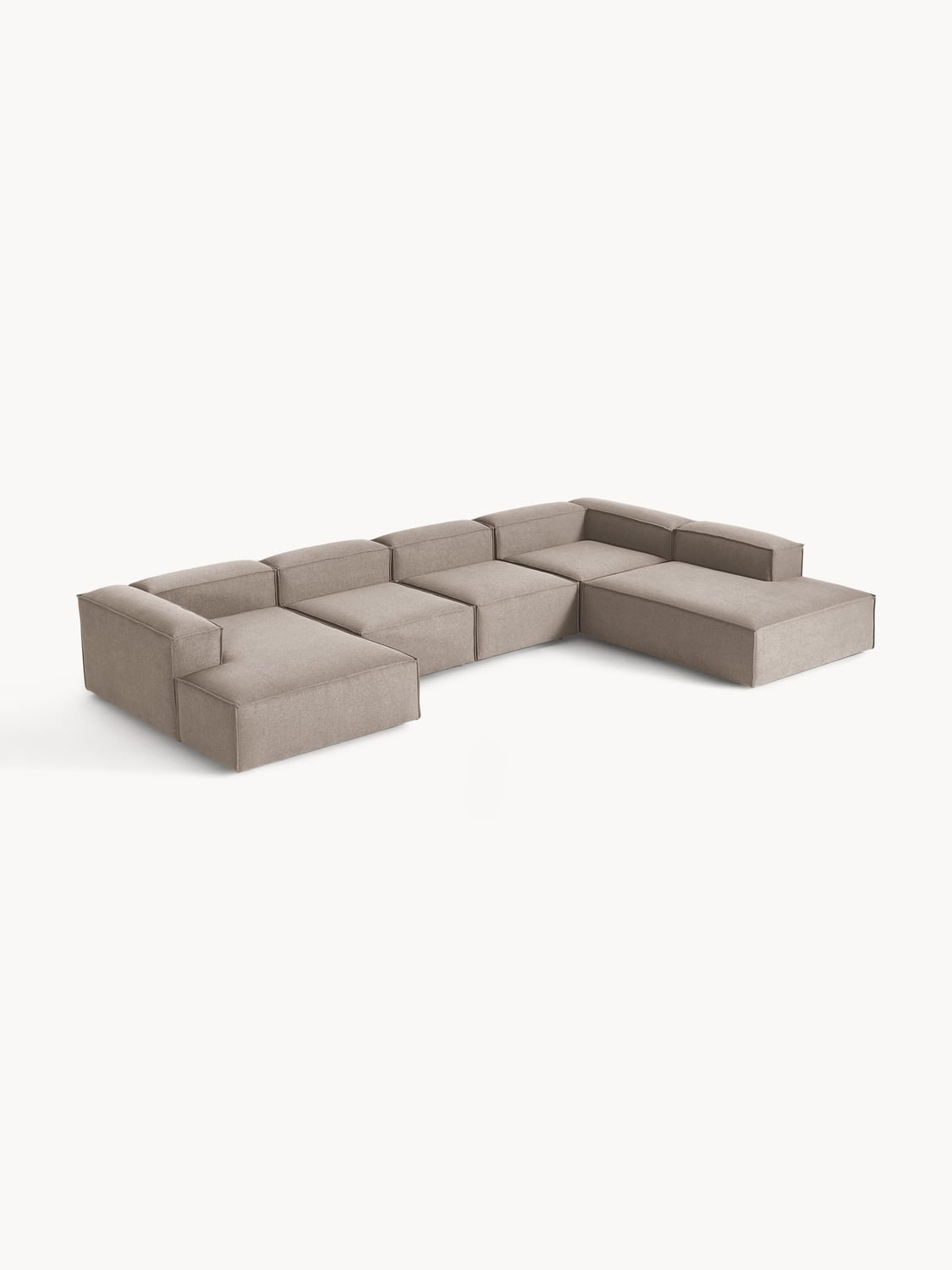 Lennon Modular XL Sofa — Warm Grey