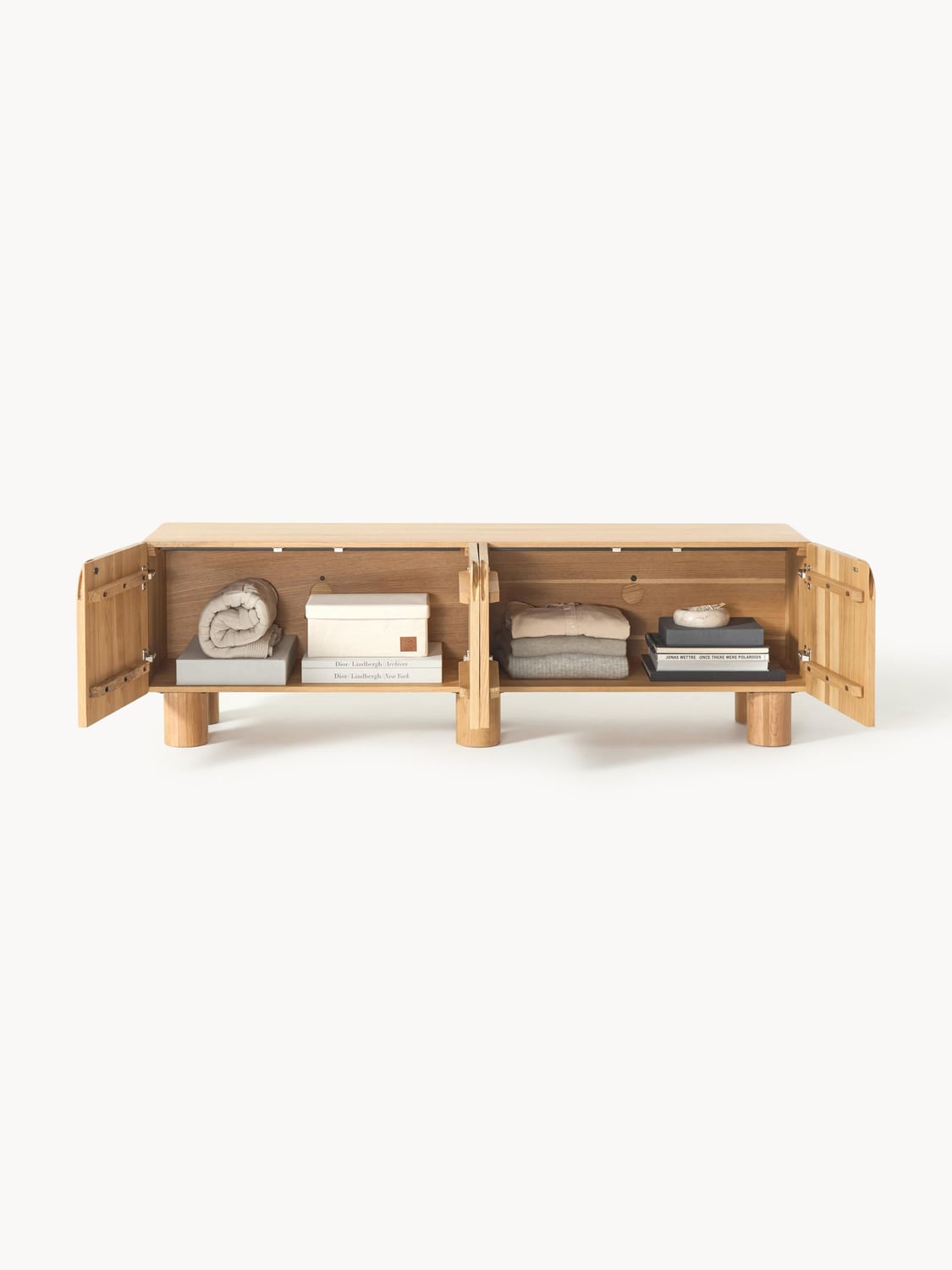 Cadi TV-Lowboard in Oak — Sand