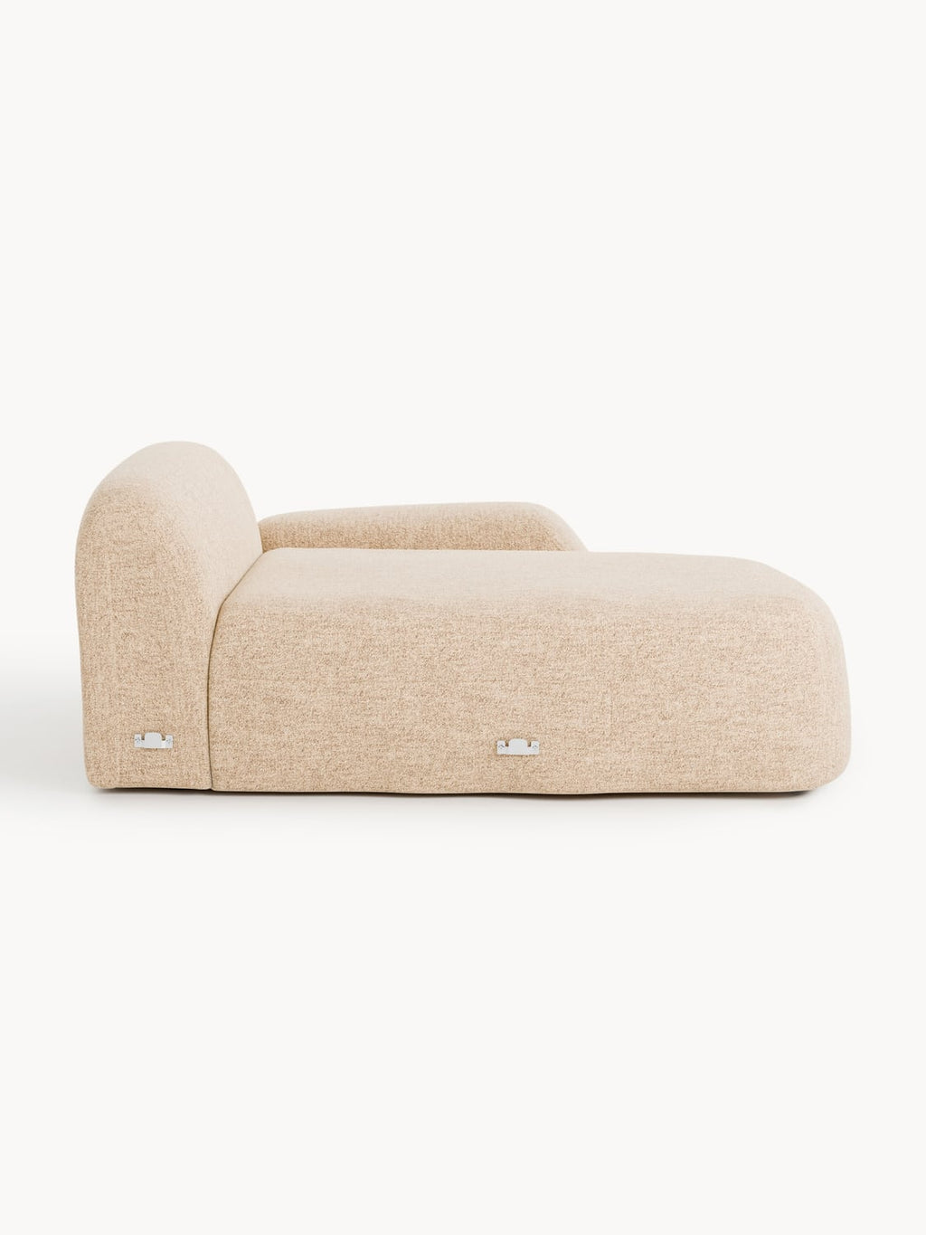 Wolke Bouclé-Chaise-Corner Module — Beige