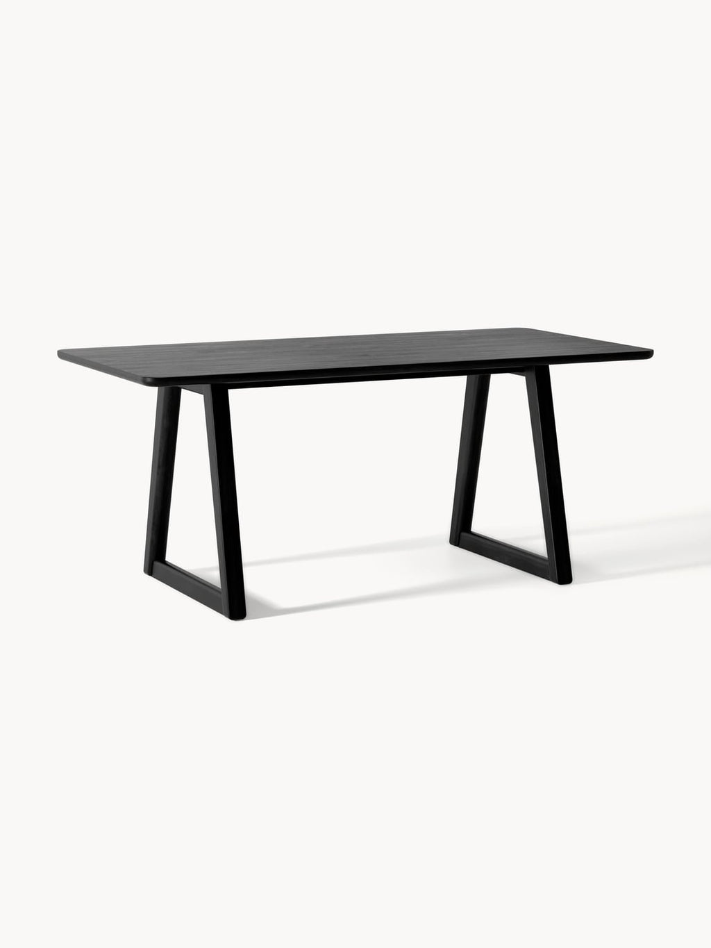 Nik Dining Table in Oak, in various sizes — Dark Grey