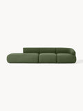 Sofia Modular Bouclé-Chaise (2-seater) — Green
