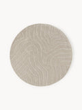 Aaron Round Wool Rug, Hand-Tufted