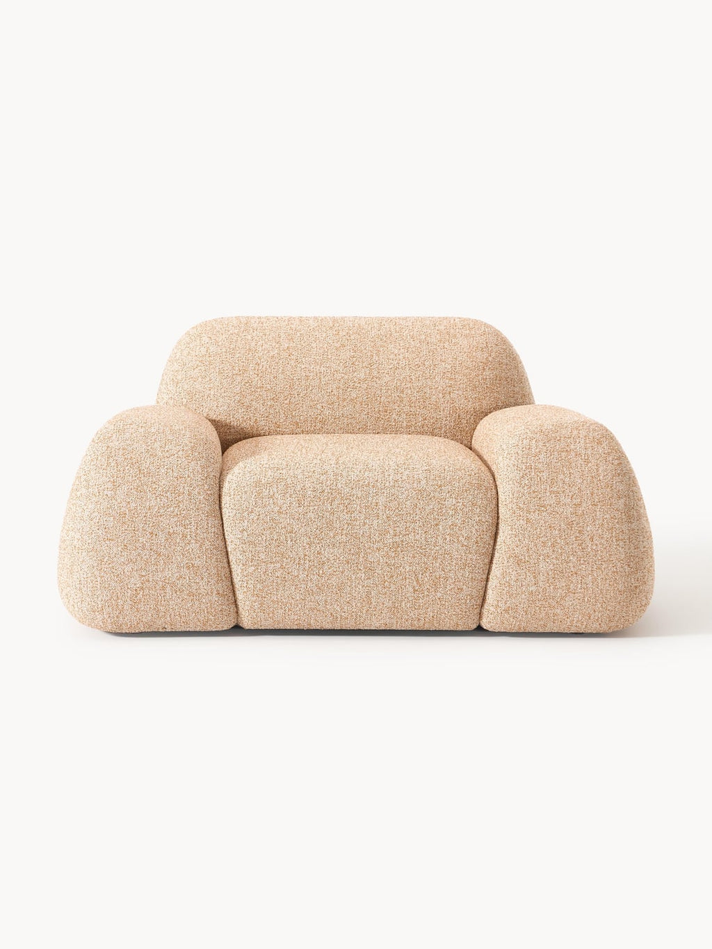 Wolke Bouclé Lounge Chair — Sand