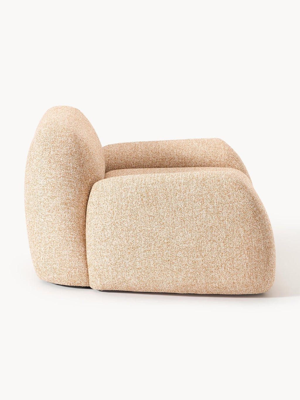 Wolke Bouclé Lounge Chair — Sand