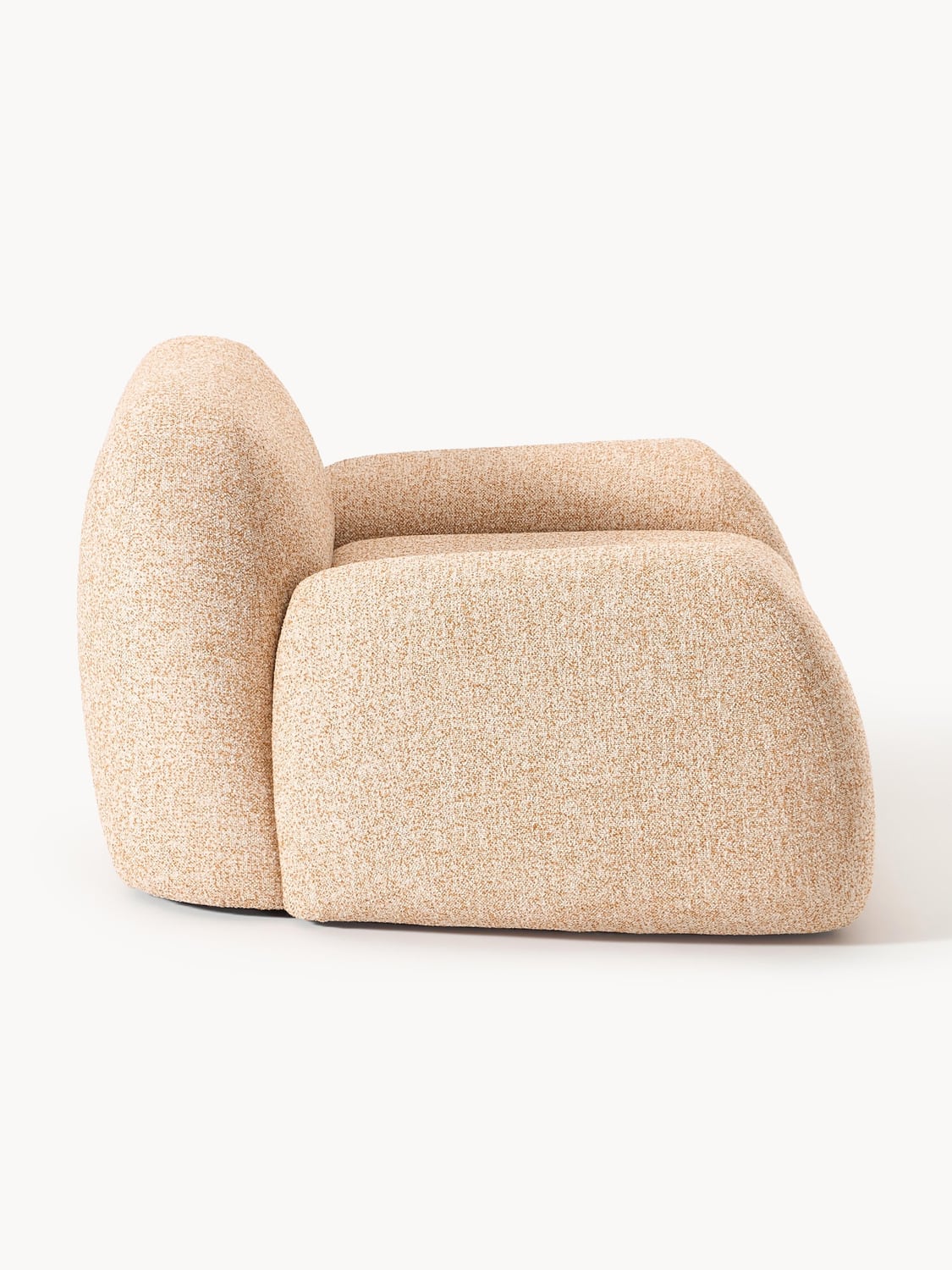 Wolke Bouclé Lounge Chair — Sand