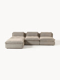 Felix Modular XL Sofa with Ottoman (left/right) — Warm Grey