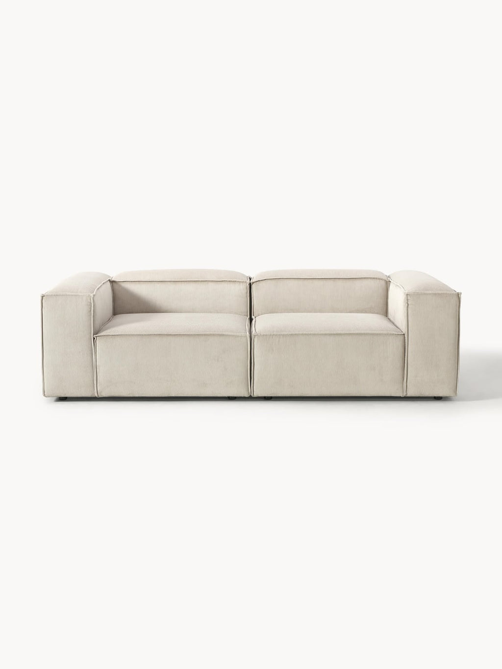 Lennon Modular Sofa (3-seater) in Corduroy — Oatmeal