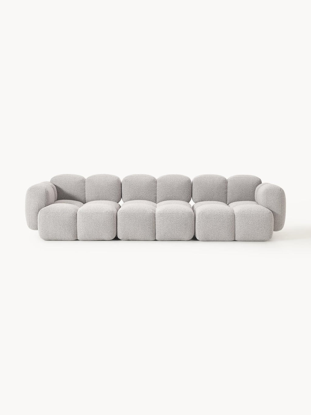 Tayla Modular Sofa (4-seater) in Bouclé — Oatmeal
