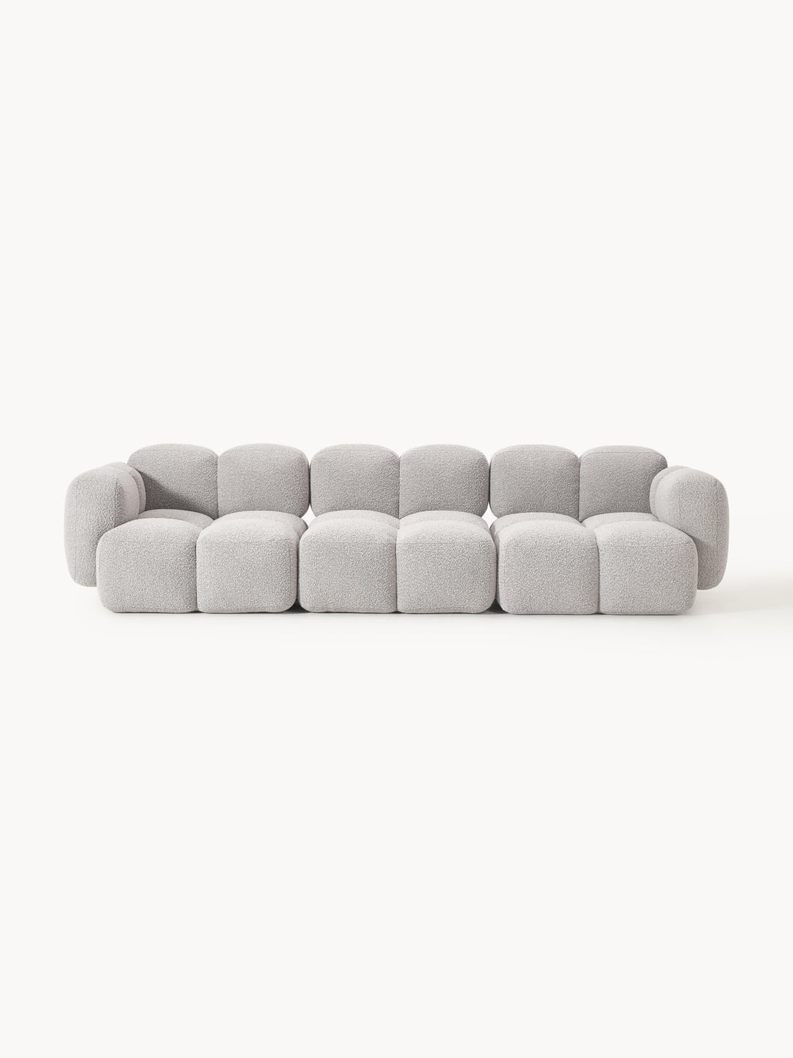Tayla Modular Sofa (4-seater) in Bouclé — Oatmeal