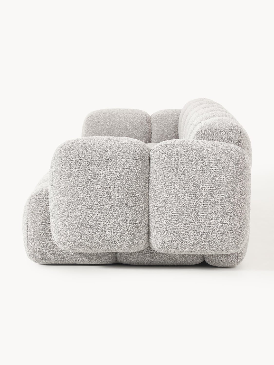 Tayla Modular Sofa (4-seater) in Bouclé — Oatmeal