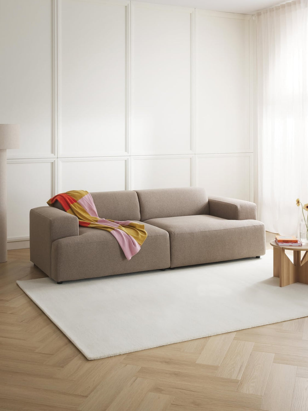 Melva Sofa (3-seater) — Taupe