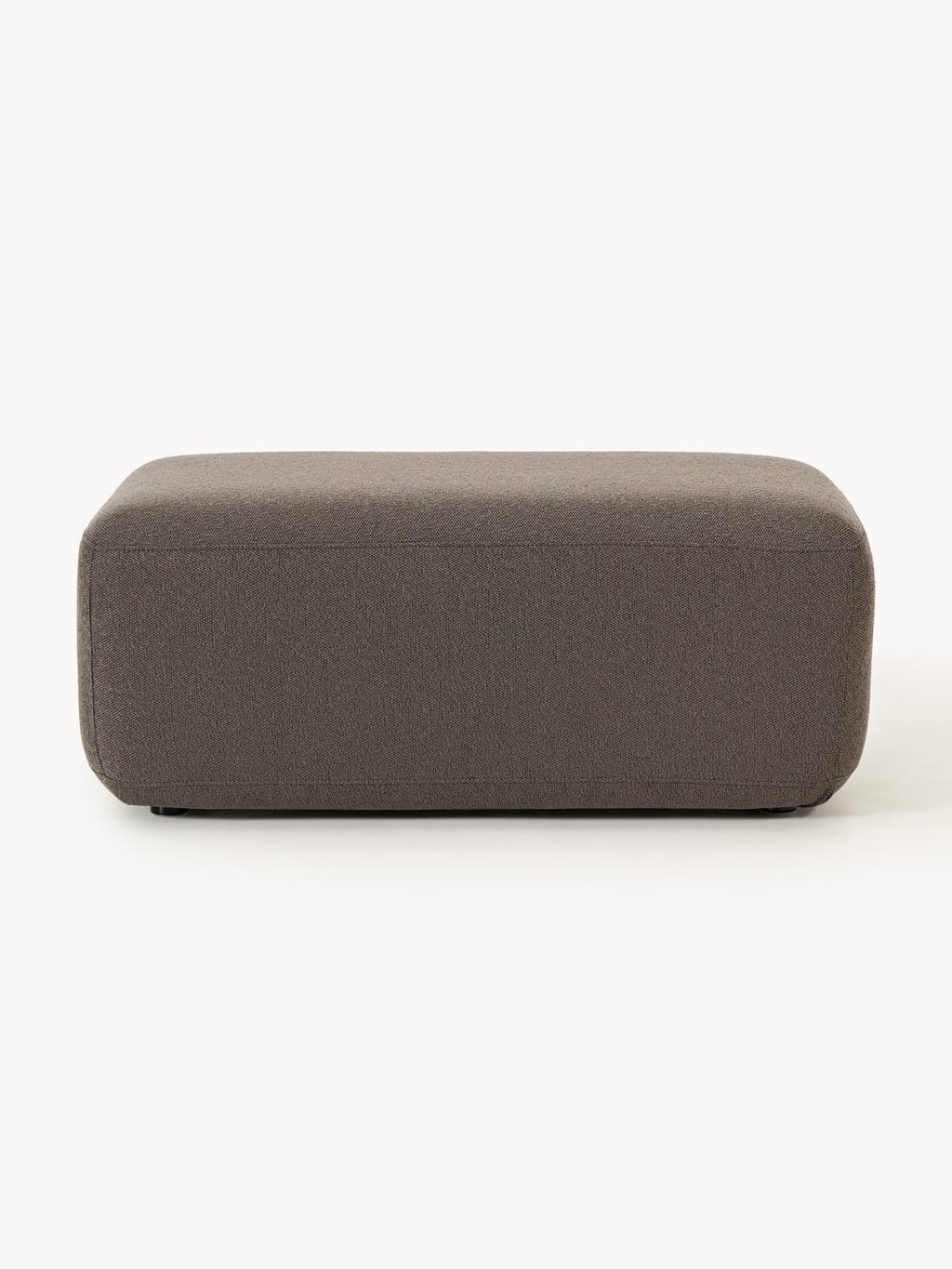 Naomi Garden Ottoman — Dark Grey