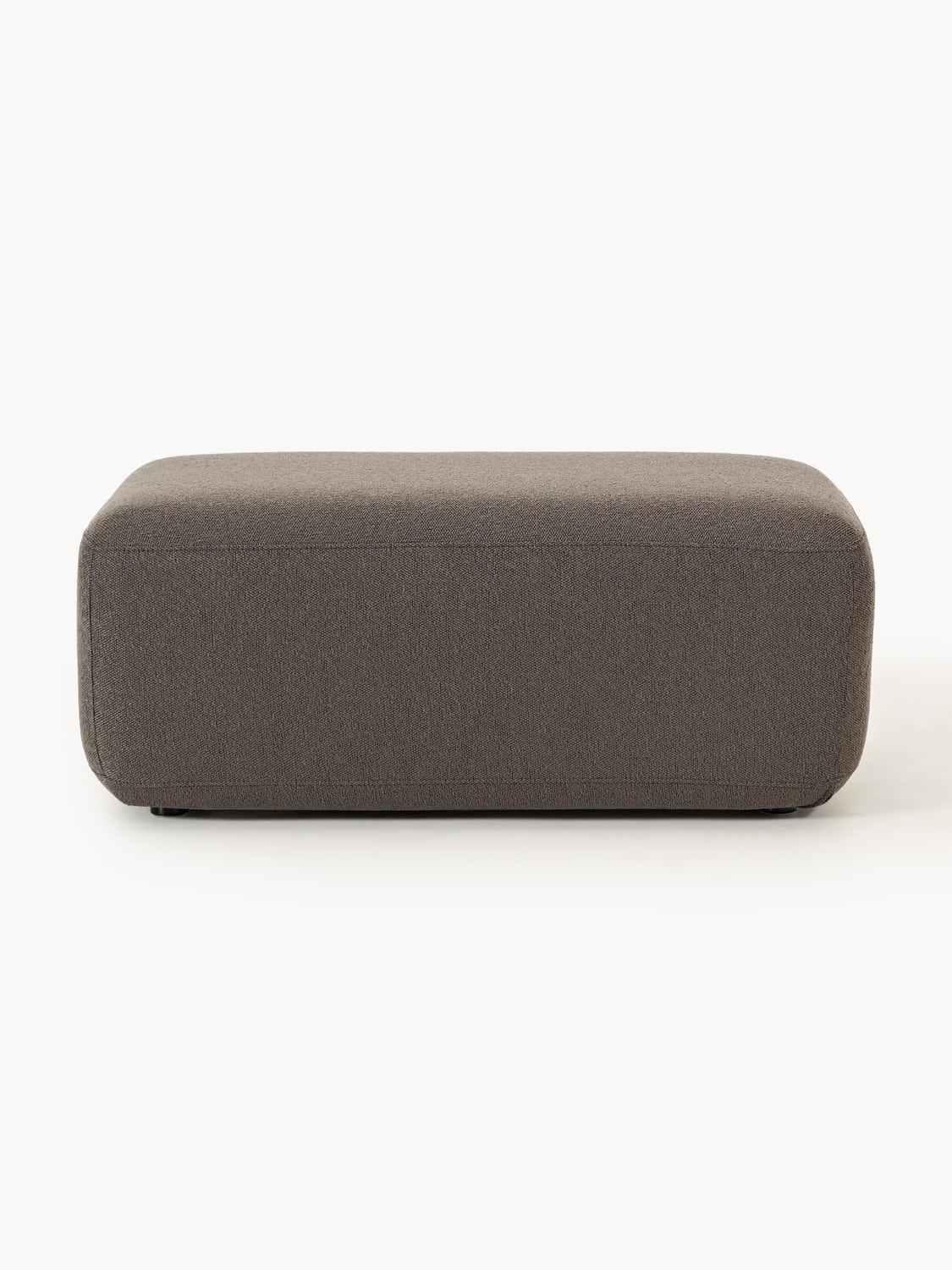Naomi Garden Ottoman — Dark Grey