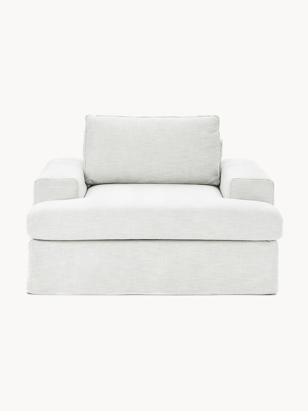 Russell Armchair with removable covers — Off-White