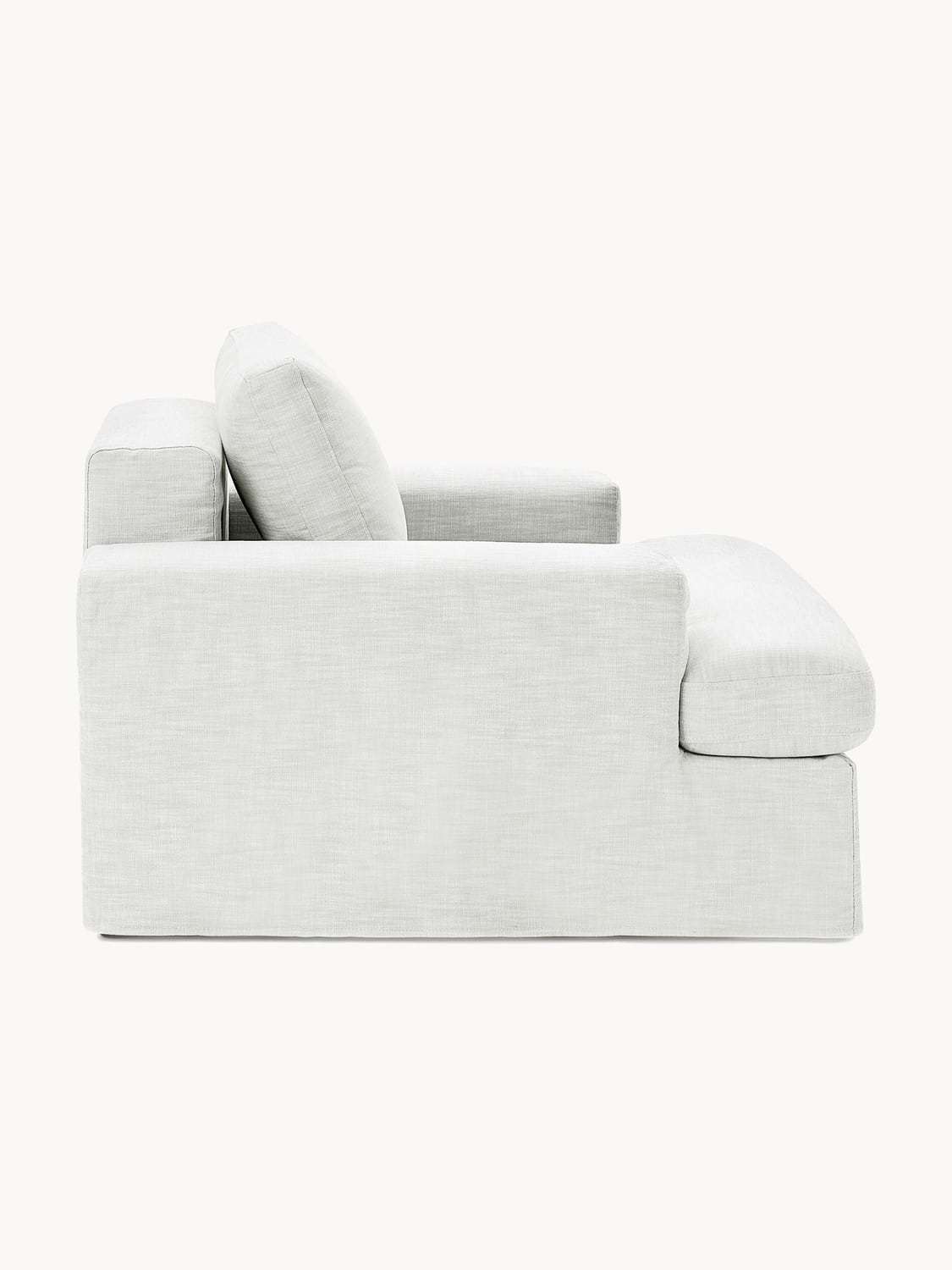 Russell Armchair with removable covers — Off-White