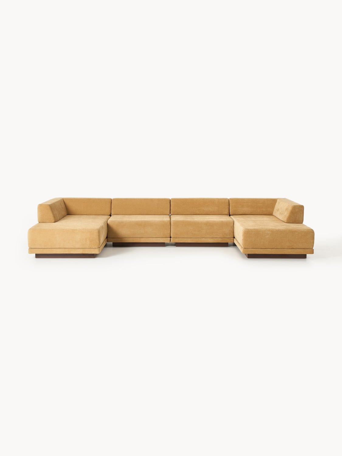 Colin Large Modular Sofa (4-seater) — Yellow