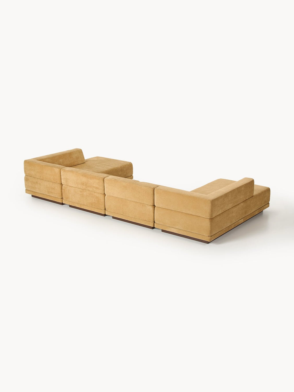 Colin Large Modular Sofa (4-seater) — Yellow