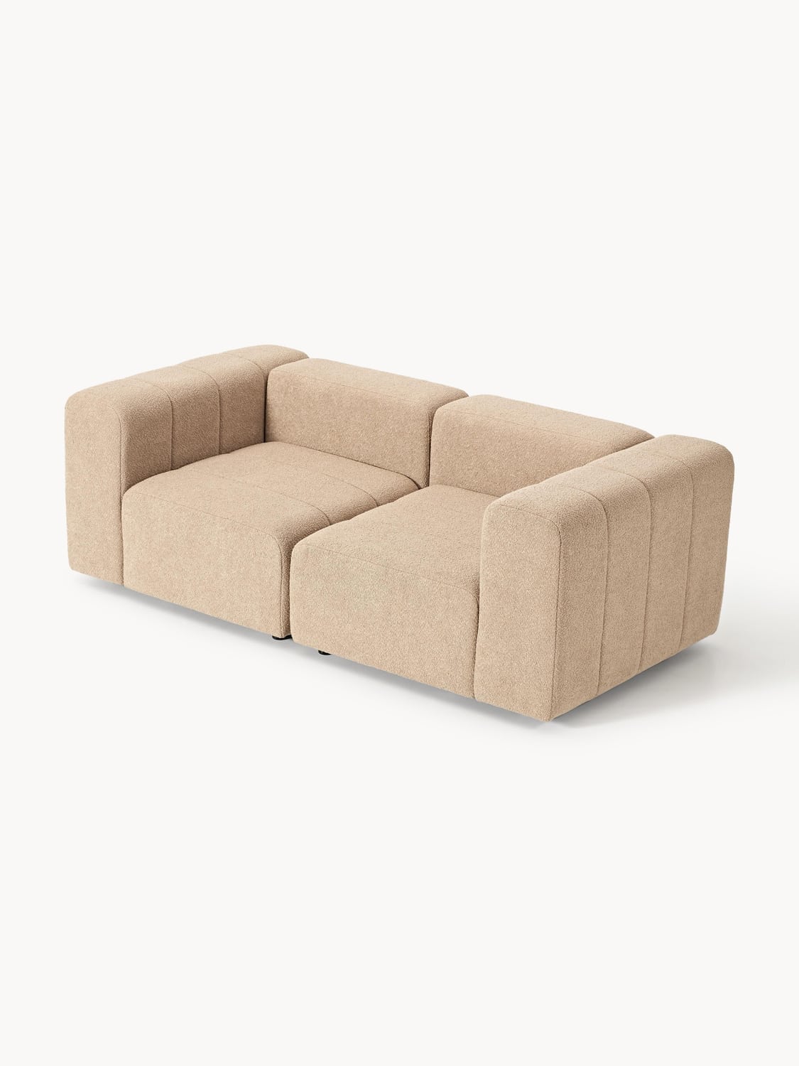 Lena Modular Bouclé Sofa (3-seater) — Warm Grey