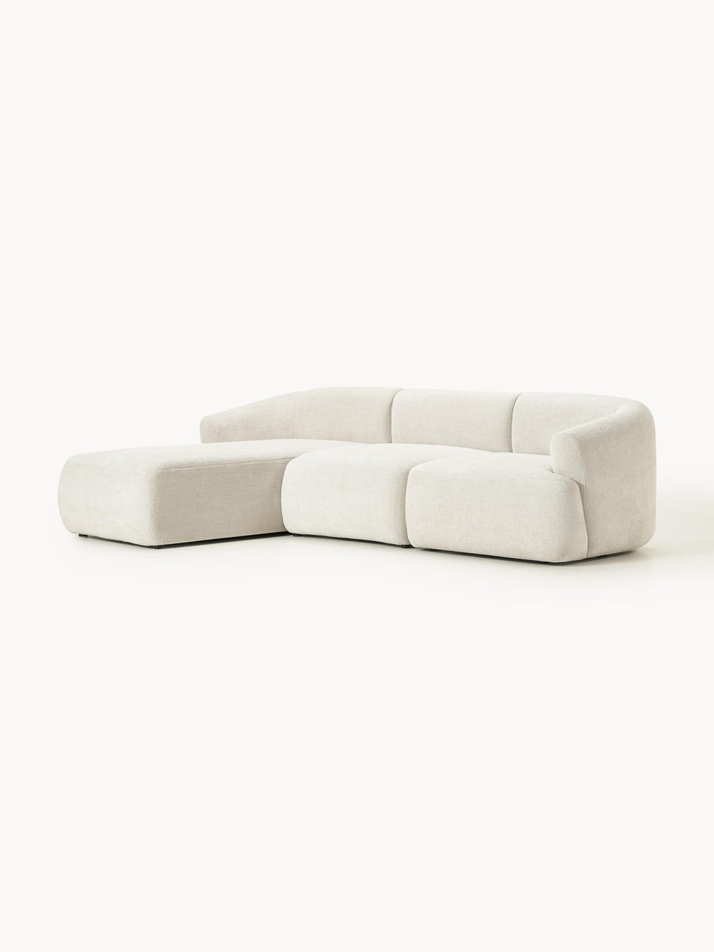Sofia Modular Corner Sofa (3-seater) — Light Grey